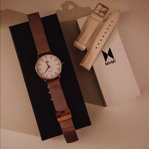 MVTMT Rose Gold Malibu Watch 38mm